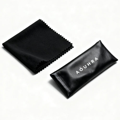 Aóuhra® Glasses Sleeve & Cleaning Cloth